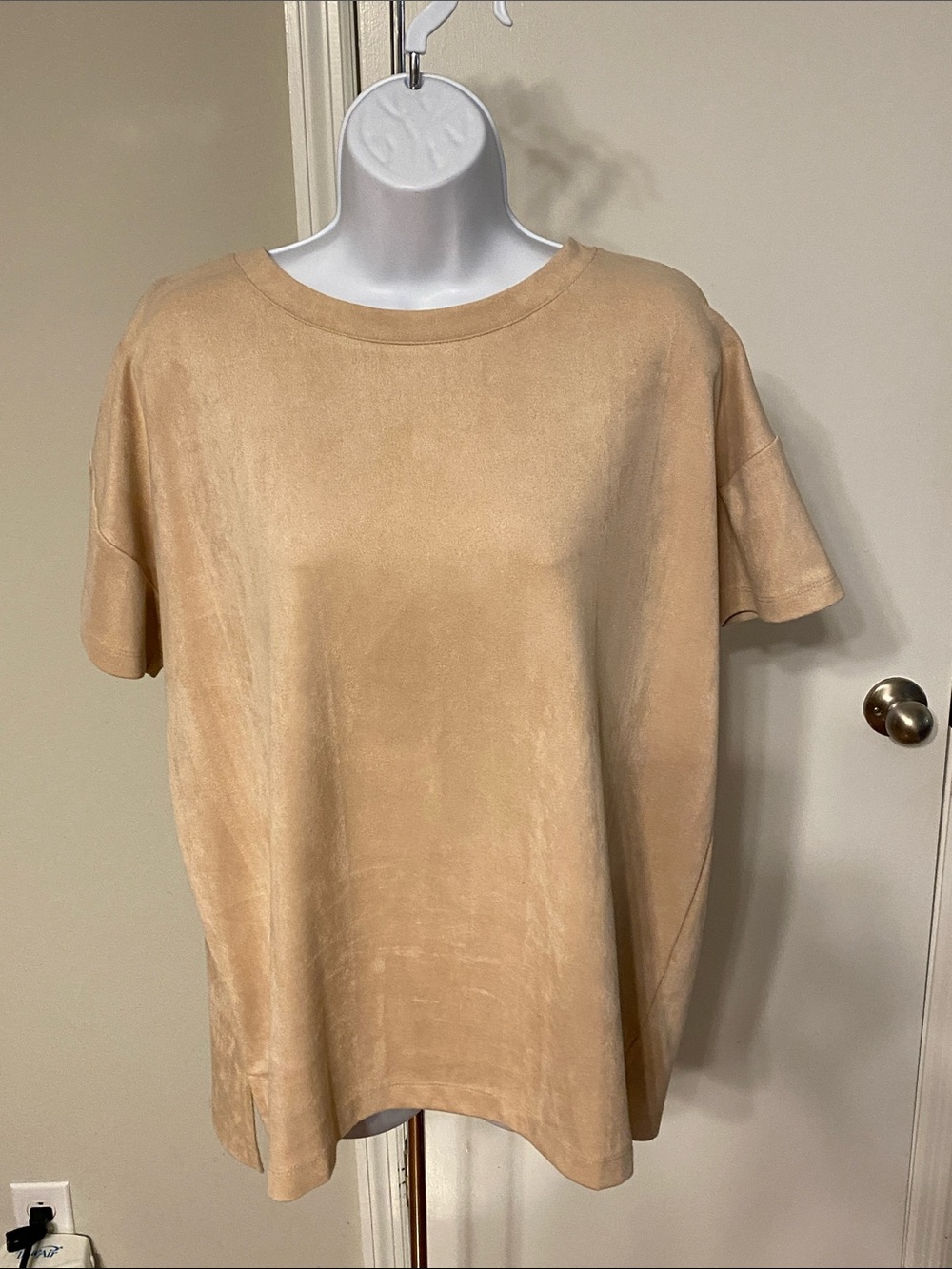 Wishlist Faux Suede Blouse